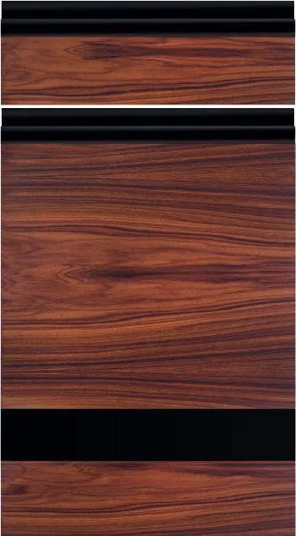 SP-F-PAL10UDN Palisander Santos typ 10 UDN ze szkłem natura UDN olcha RAL 9005