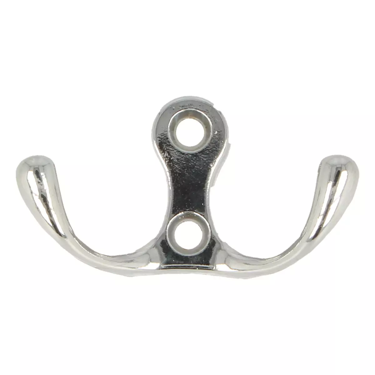 Haczyk ubraniowy podwójny chrom - 4