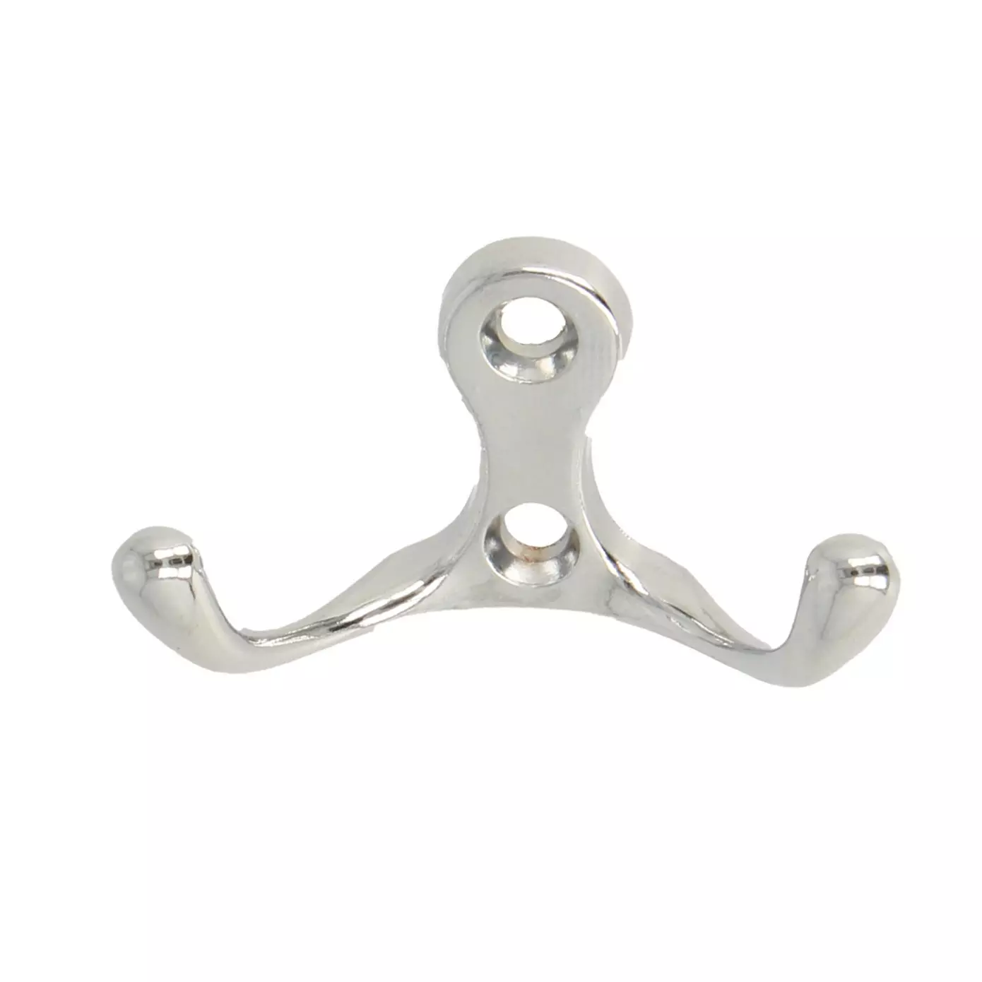 Haczyk ubraniowy podwójny chrom - 5