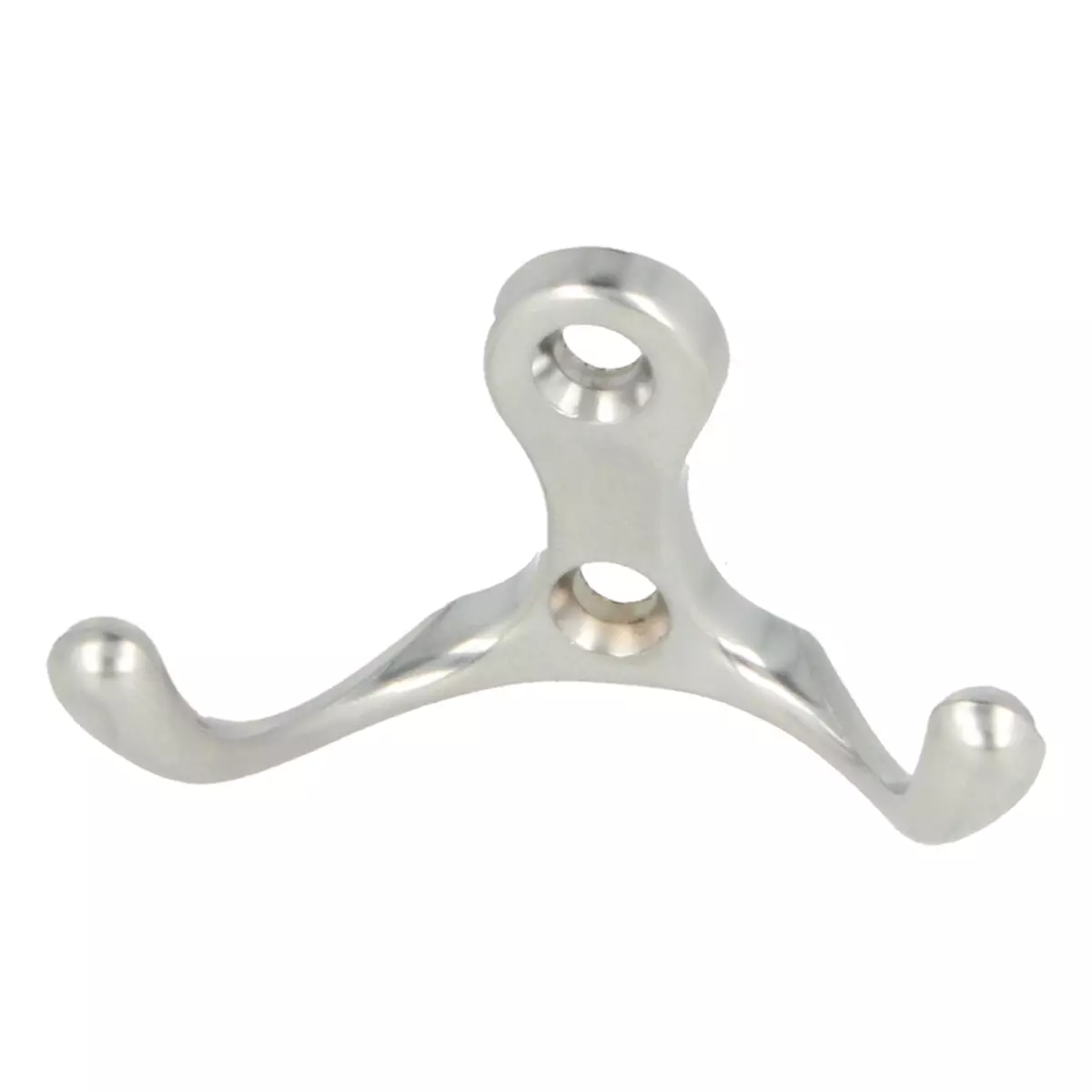 Haczyk ubraniowy podwójny Hakner aluminium