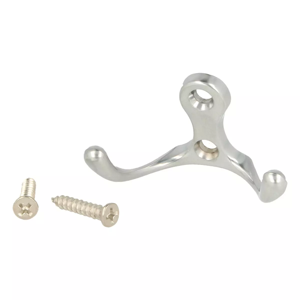 Haczyk ubraniowy podwójny aluminium - 2