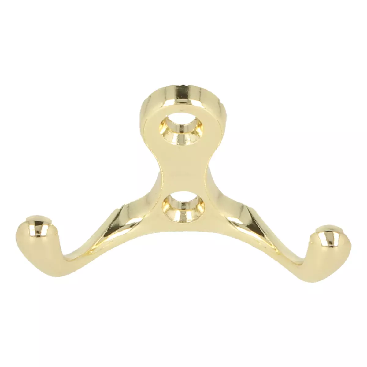 Haczyk ubraniowy podwójny Hakner kolor złoty