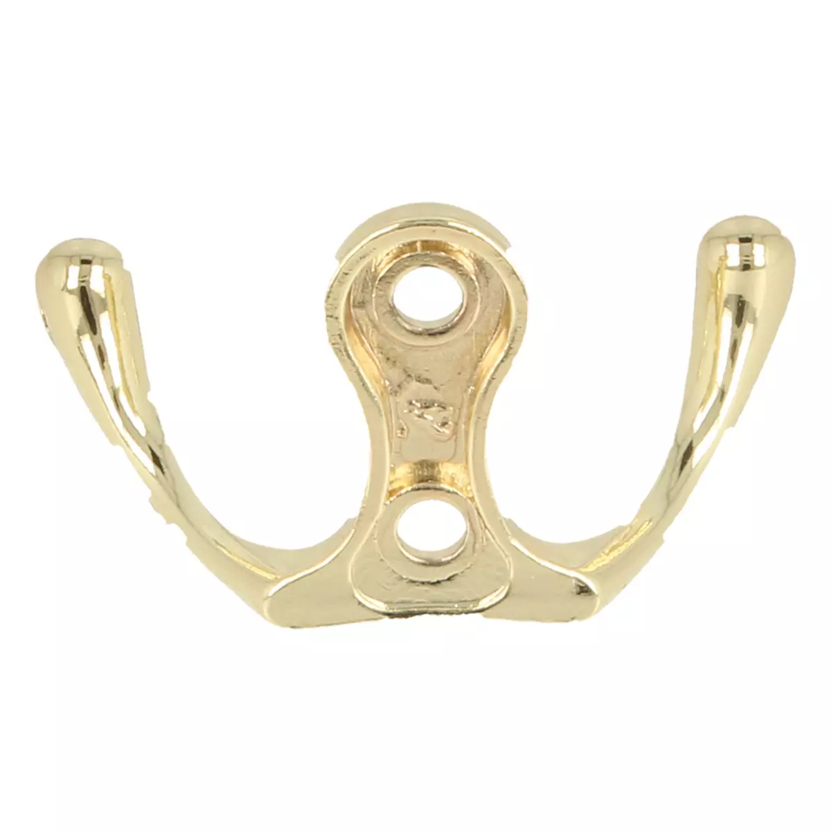 Haczyk ubraniowy podwójny kolor złoty - 4