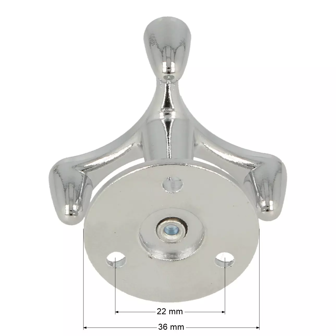 Wieszak na ubrania podwieszany obrotowy chrom - 5