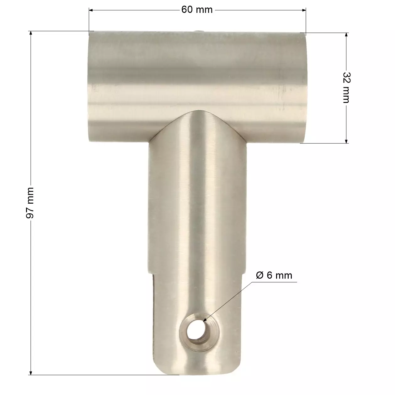 Mocowanie górne panelu do rury WC - 4