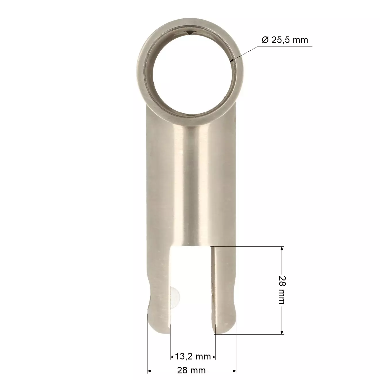 Mocowanie górne panelu do rury WC - 5