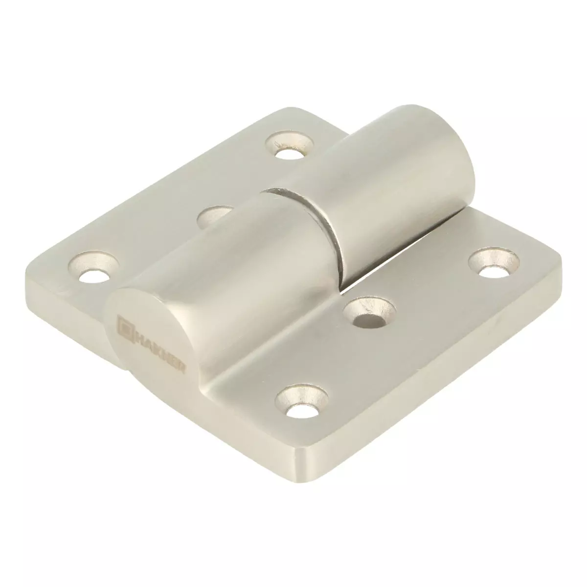 Zawias kabiny toaletowej WC Hakner samodomykający SS304 prawy z otworami