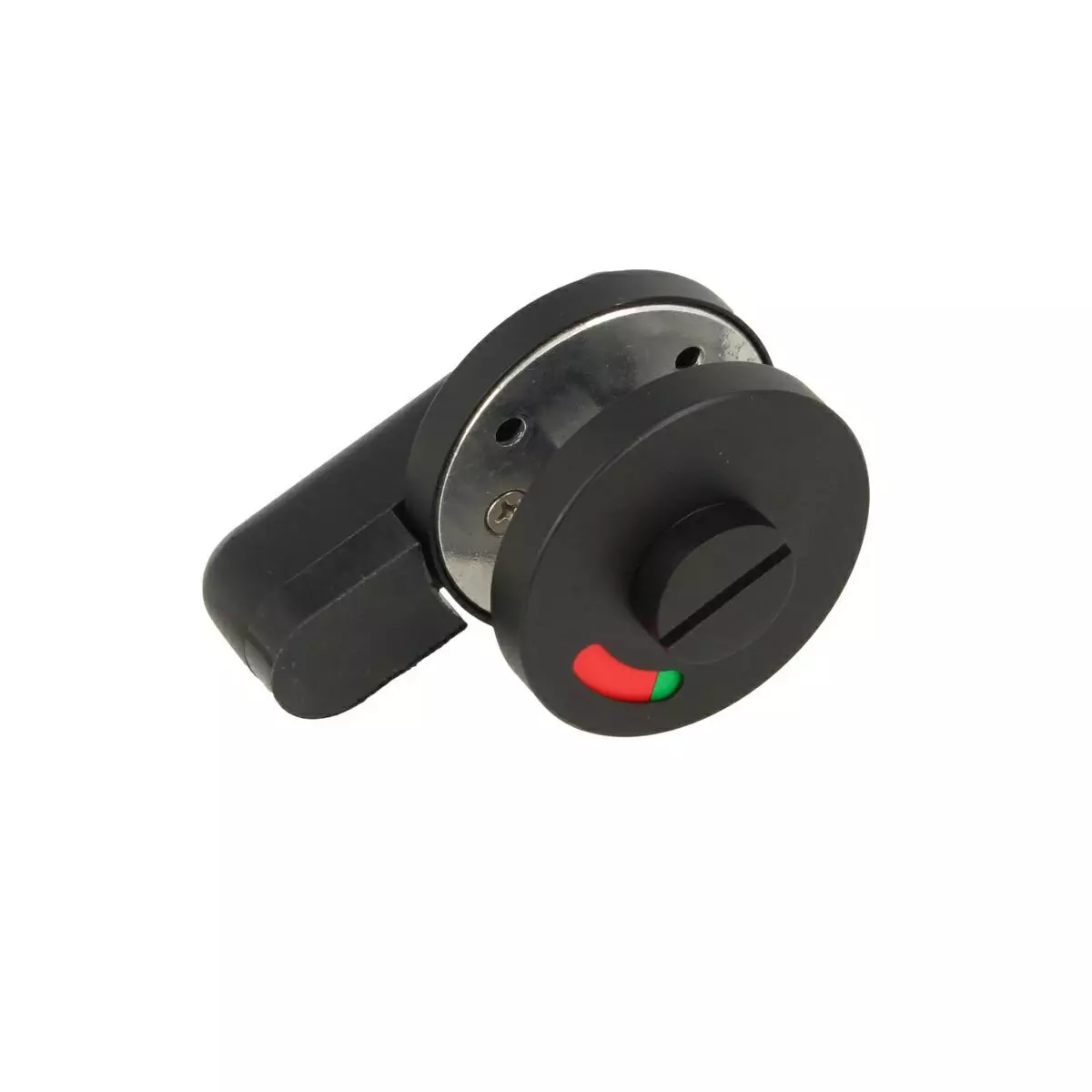 Zamek kabiny toaletowej WC Hakner 10-25mm SS304 czarny matowy