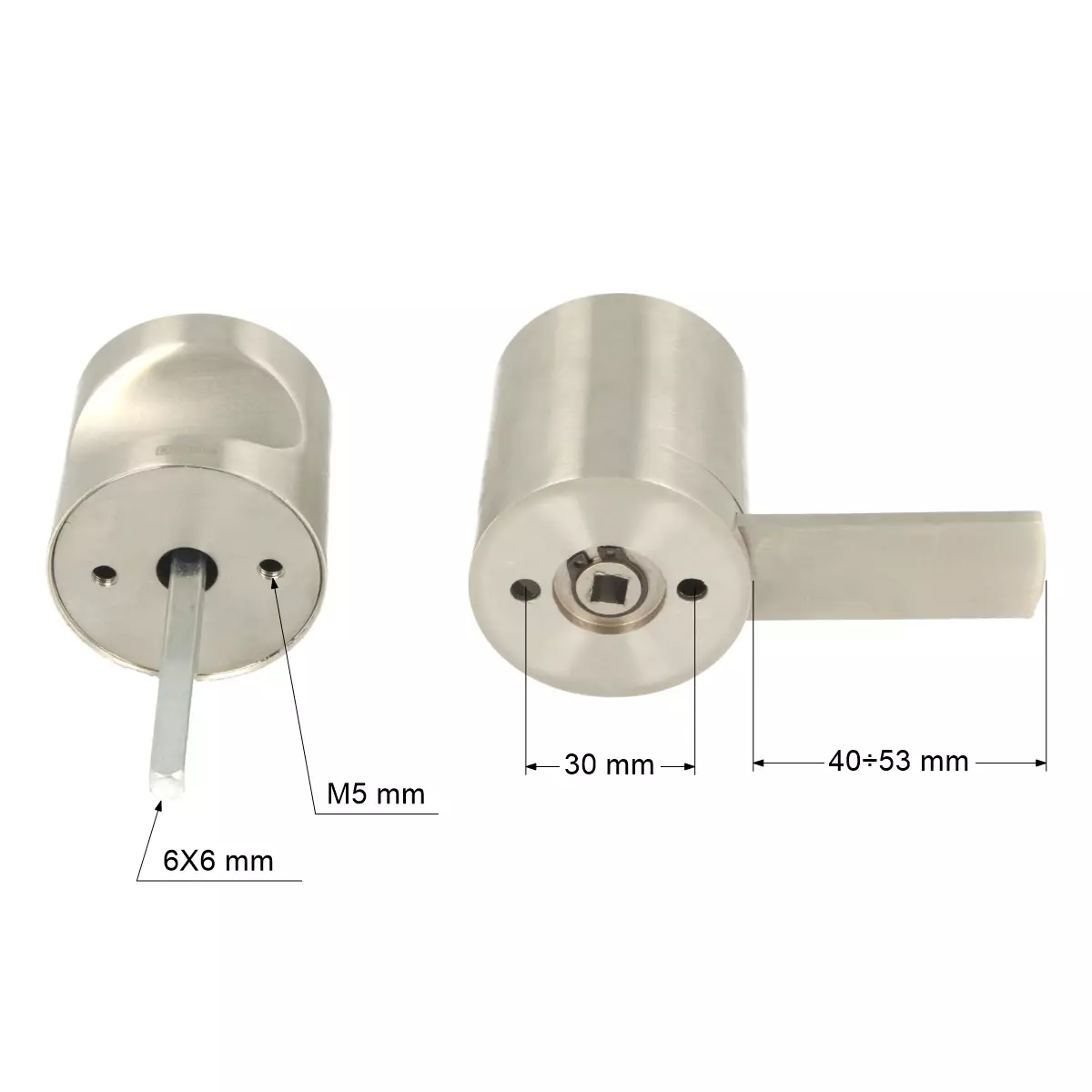 Zamek z ryglem 10-18mm - 7