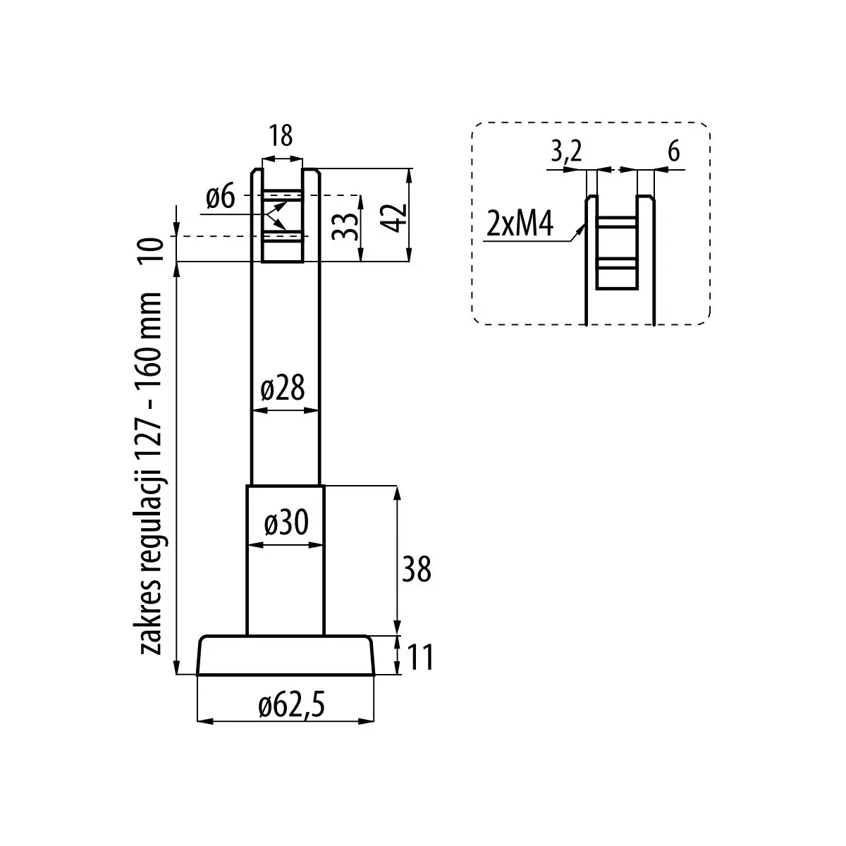 Noga Evo VI 16-18mm odlew - 7