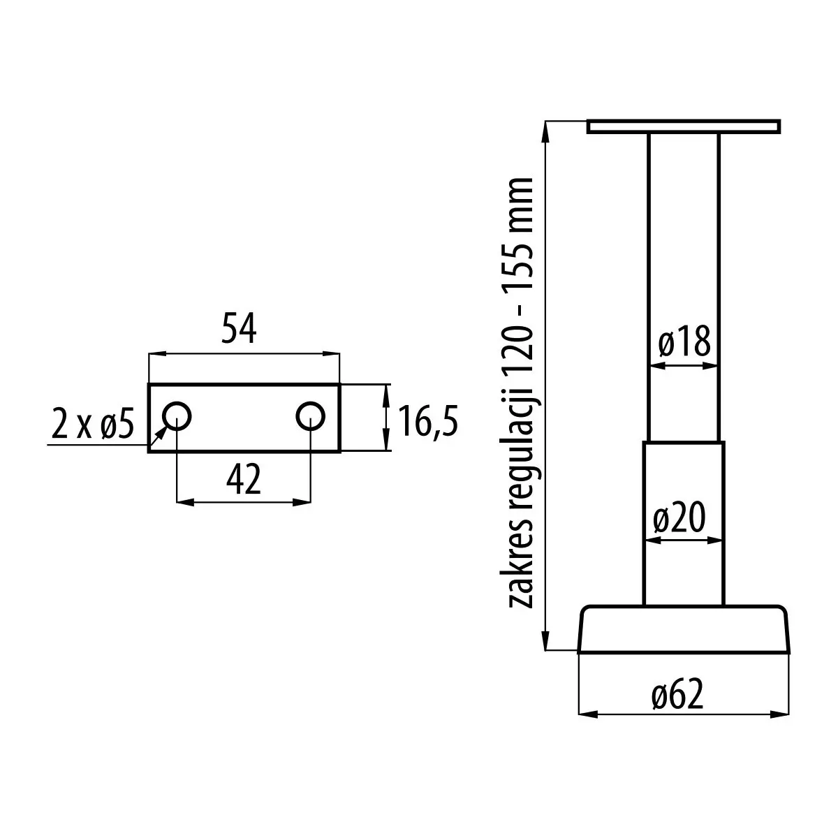 Noga Evo VIII 18-25mm odlew - 3