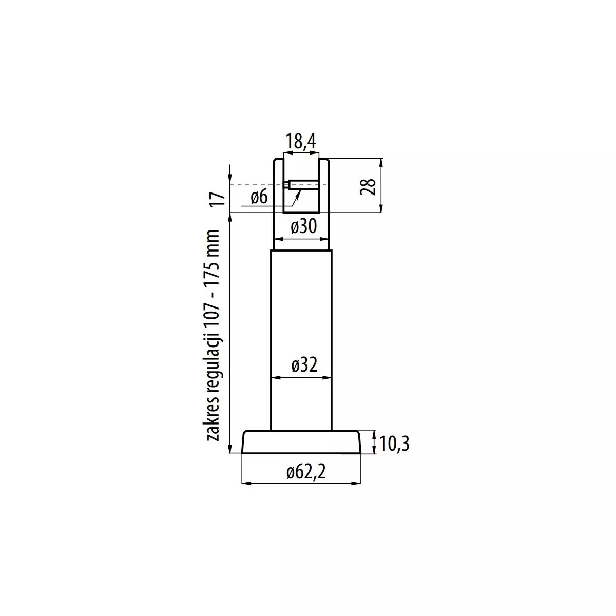 Noga Evo 10-18mm odlew - 5