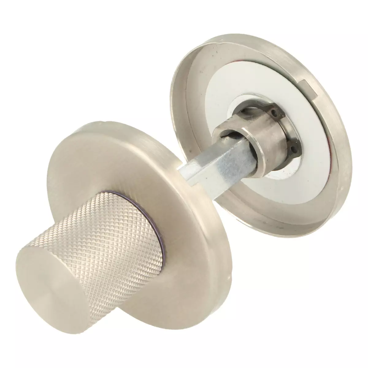 Rozeta podklamkowa kabiny toaletowej WC Nivo z indykatorem SS-304 stal szczotkowana