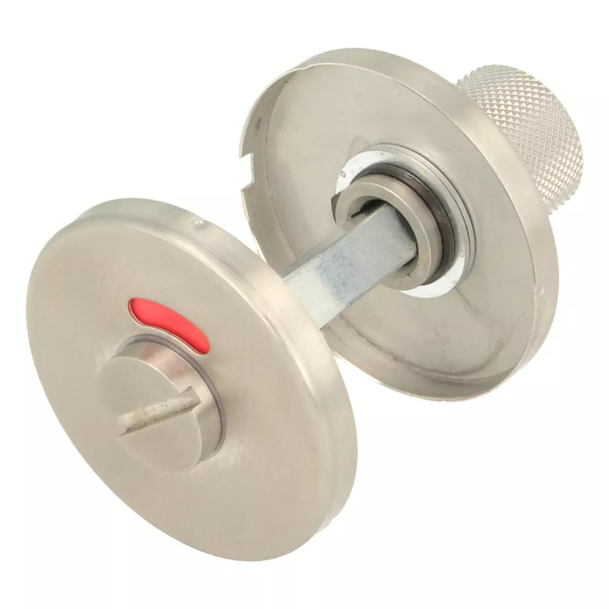 Rozeta podklamkowa Nivo z indykatorem SS-304 stal szczotkowana - 2