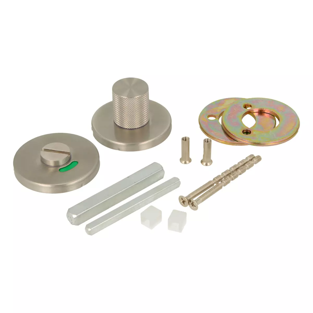 Rozeta podklamkowa Nivo z indykatorem SS-304 stal szczotkowana - 4