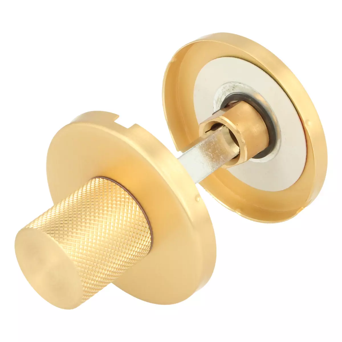 Rozeta podklamkowa kabiny toaletowej WC Nivo z indykatorem SS-304 złoty