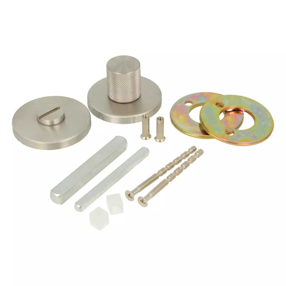 Rozeta podklamkowa Nivo bez indykatora SS-304 stal szczotkowana - 3