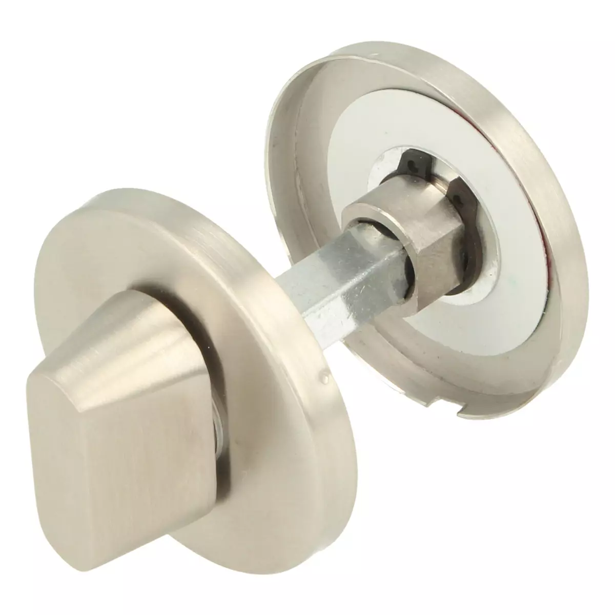 Rozeta podklamkowa kabiny toaletowej WC Palo z indykatorem SS-304 stal szczotkowana