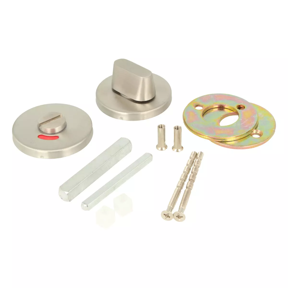 Rozeta podklamkowa Palo z indykatorem SS-304 stal szczotkowana - 4