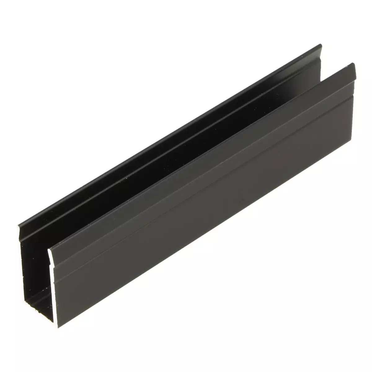 Profil kabiny toaletowej WC Ceownik 2m 10mm z przetłoczeniem czarny