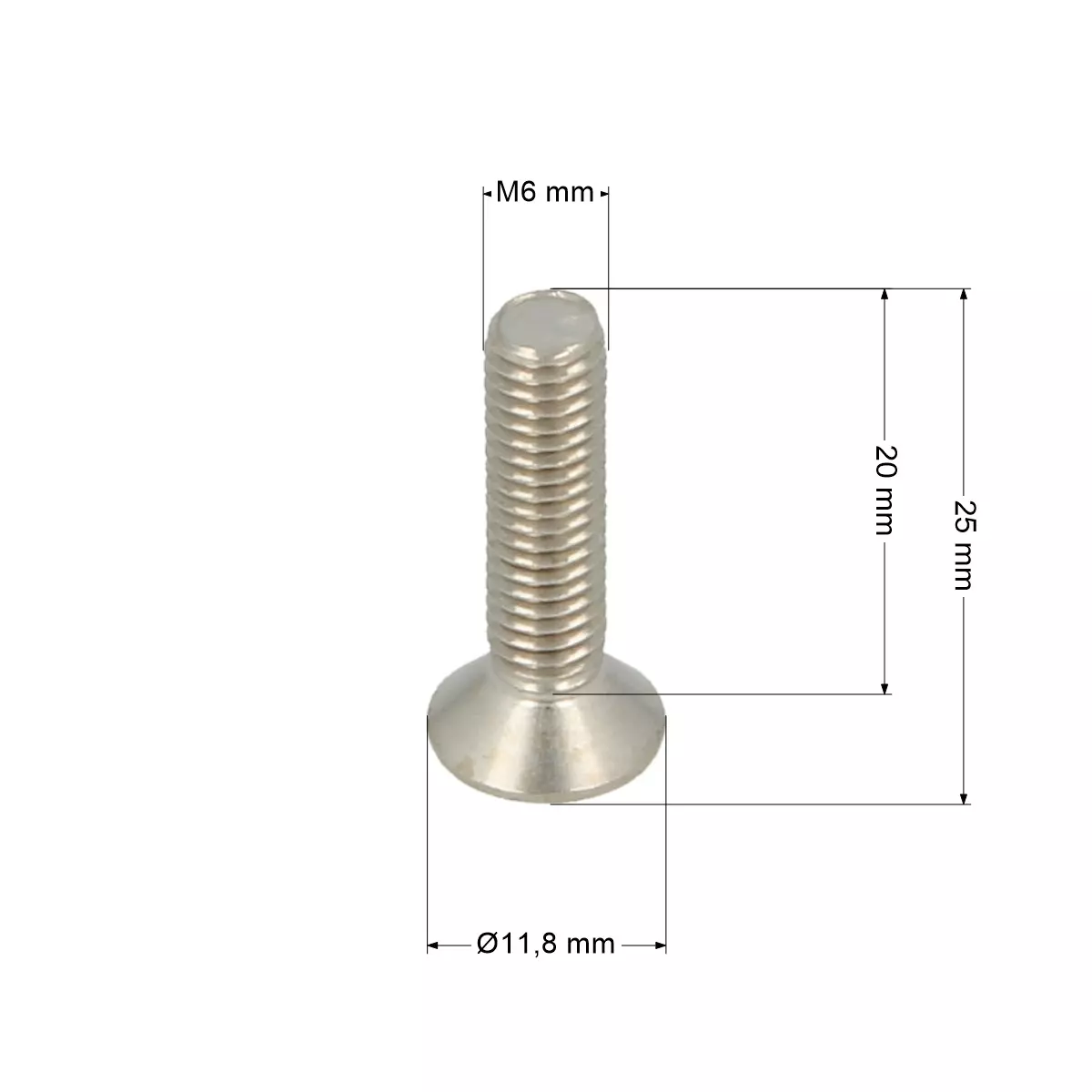 Śruba montażowa do zawiasów samodomykających płyta 18mm - 3
