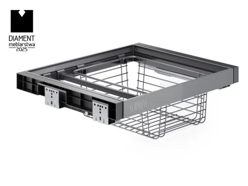 WB-663-600 P35 Wieszak na spodnie + kosz SYMPHONY