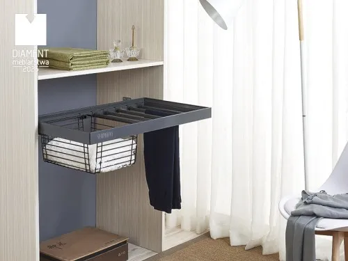 WB-663-600 P35 Wieszak na spodnie + kosz SYMPHONY - 2