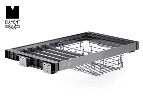 WB-663-800 P35 Wieszak na spodnie + kosz SYMPHONY