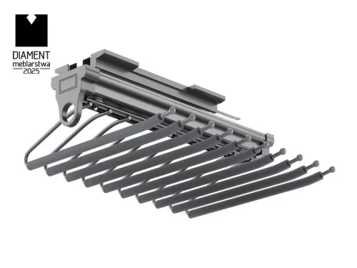 WB-670 P35 Wieszak na spodnie pojedynczy SYMPHONY - 2