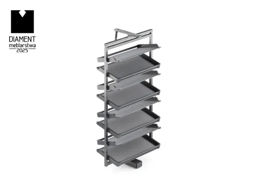 WB-671 x8 P35 Kosz na buty obrotowy (8 półek) SYMPHONY
