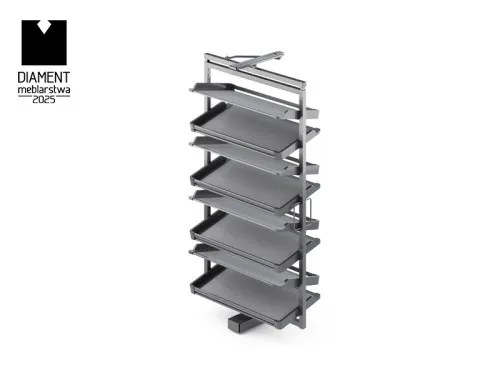 WB-671 x8 P35 Kosz na buty obrotowy (8 półek) SYMPHONY - 2