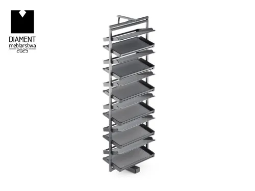 WB-671 x12 P35 Kosz na buty obrotowy (12 półek) SYMPHONY