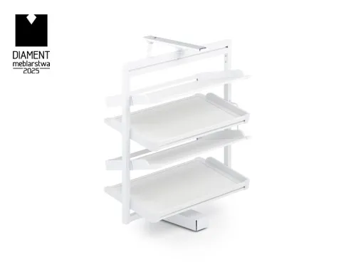 WB-671 x4 P1 Kosz na buty obrotowy (4 półki) SYMPHONY - 2