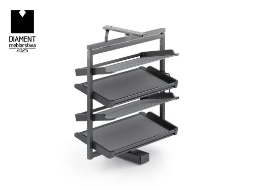 WB-671 x4 P35 Kosz na buty obrotowy (4 półki) SYMPHONY