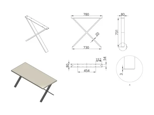 Noga DN-974A (80x20) D780xH730 P2 STELARIS - 2