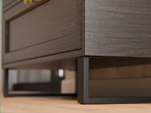 Nóżka mebl.DN-808E (40x15) D350xH120 P2 STELARIS - 2