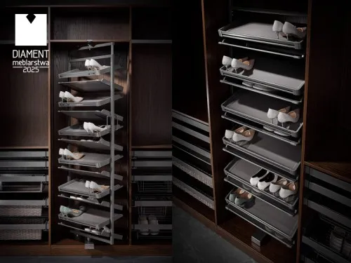 WB-671 x10 P1 Kosz na buty obrotowy (10 półek) SYMPHONY - 2