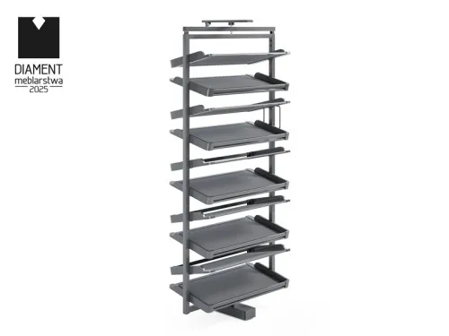 WB-671 x10 P35 Kosz na buty obrotowy (10 półek) SYMPHONY