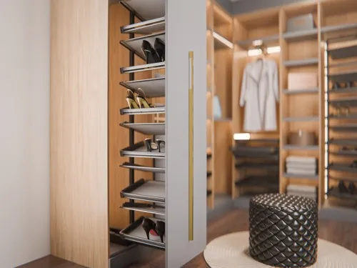 WB-681 L-500 x10 P1 Kosz na buty wysuwany (10 półek) SYMPHONY